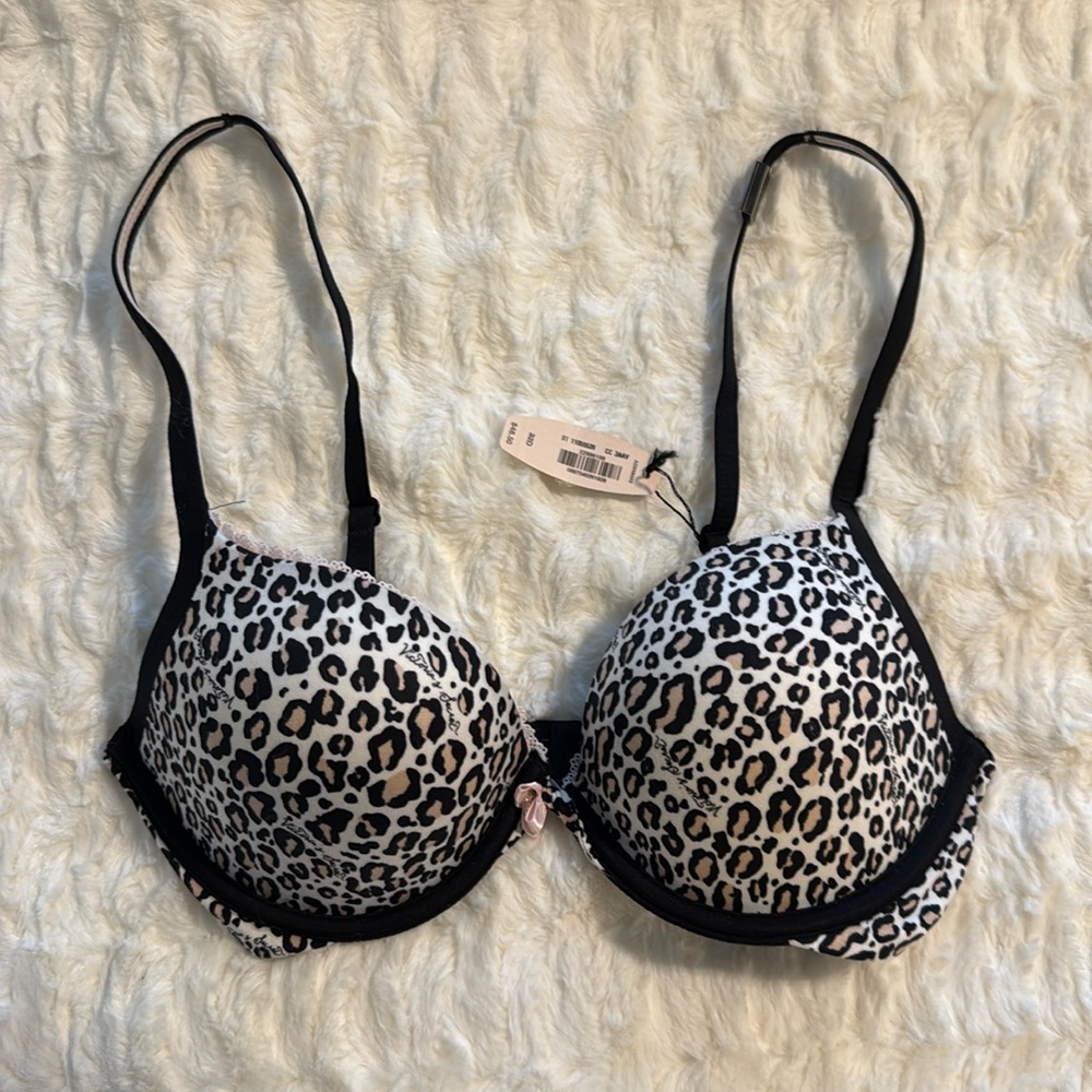 Leopard Print Women's Bra